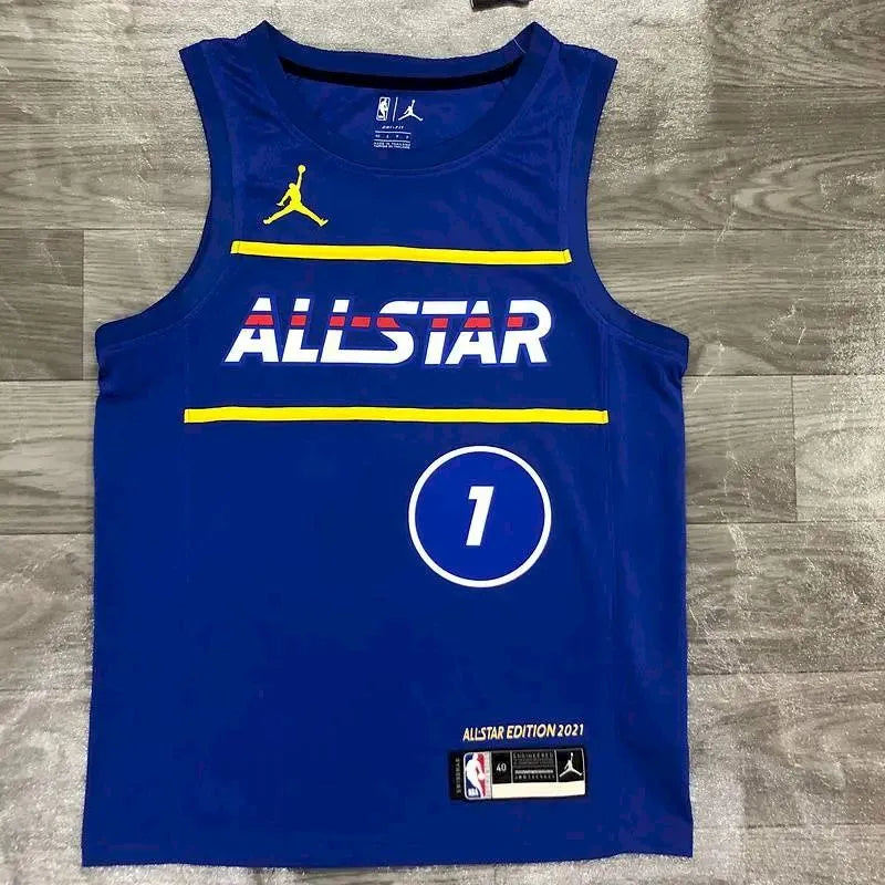 Men’s Zion Williamson All-Star 2021 Blue Swingman Player Jersey