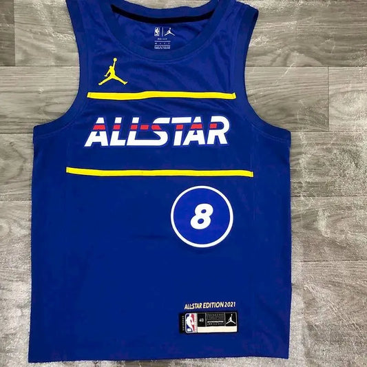 Camisola de Jogador Zach LaVine All-Star 2021 Azul Swingman Masculina