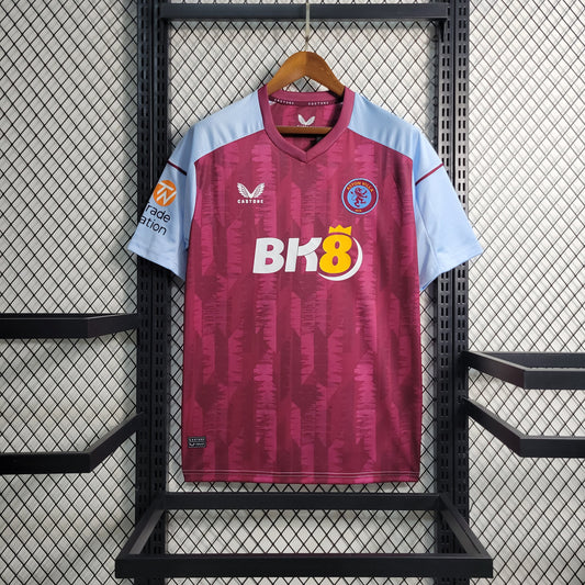 Camisola Aston Villa 23/24 S ao 2XL - OFERTA de Personalização Nome + Número