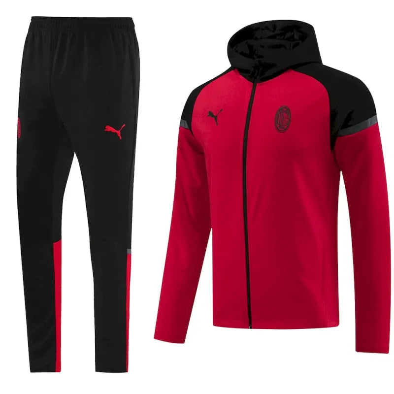 Fato Treino Adulto AC Milan Casual Hoodie + Pant HL