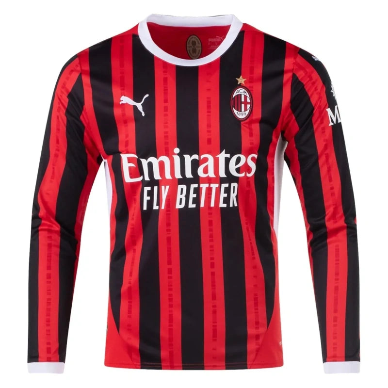 Camisola AC Milan 24/25 manga comprida - S ao 3XL 