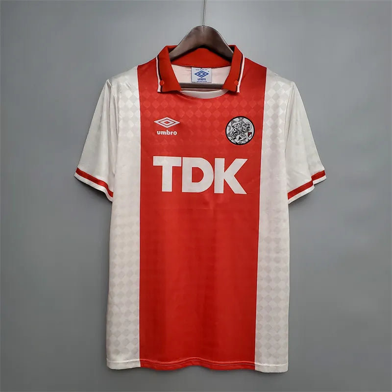 Camisola Retro Ajax 1989/90 Home – Tamanhos S ao 2XL