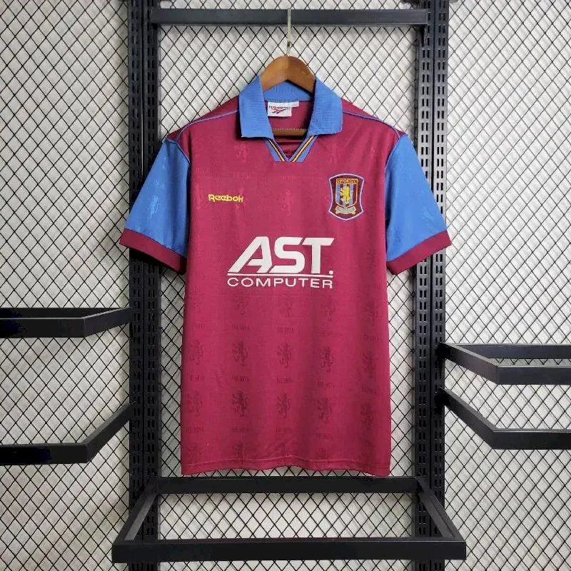 Camisola Retro Aston Villa 1995/96 Home – Um Clássico Intemporal