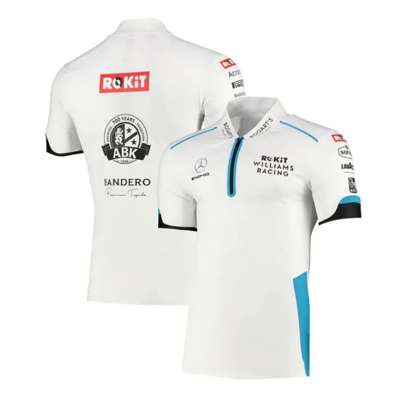 Polo Williams Mercedes Benz F1 – Tamanhos S ao 5XL - Branco