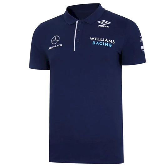 Polo Equipa Williams F1 2021 – Azul, Tamanhos S ao 5XL