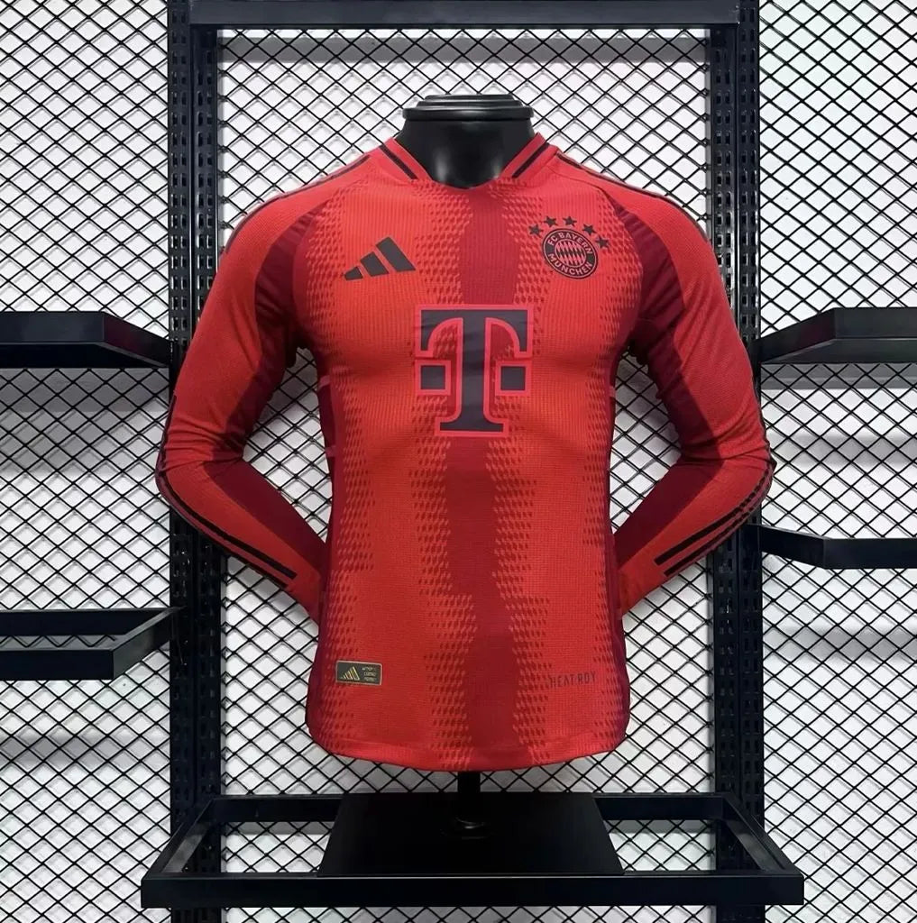 Camisola Bayern Munich 2024/25 Home Manga Longa - Versão Jogador