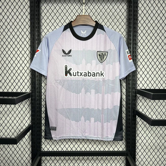 Camisola Athletic Bilbao 24/25 III Away (VERSÃO ADEPTO) para Homem com Oferta de Personalização de Nome + Número - S ao 4XL