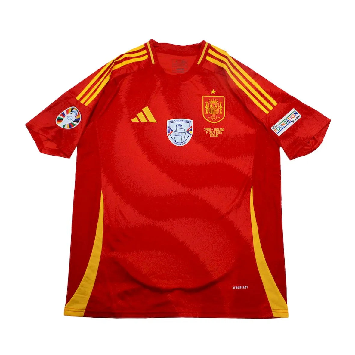  Camisola Espanha 2024/25 Campeã UEFA Euro 2024 – Tamanhos S ao 4XL