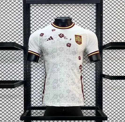 Camisola Espanha 2024/25 Edição Especial Branca Versão Jogador