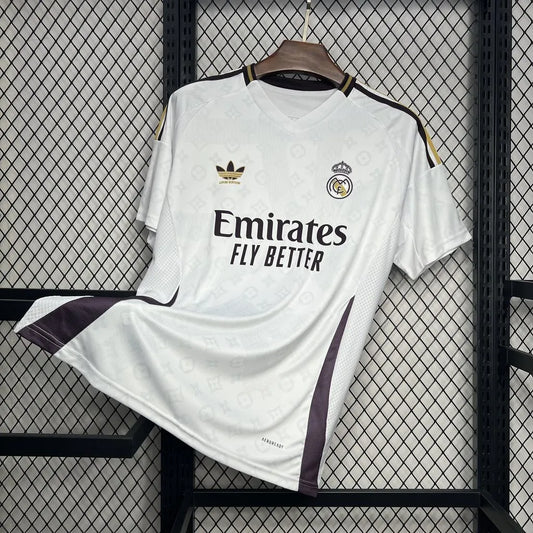 Camisola Real Madrid 2024/25: Edição Co-branded Louis Vuitton - S ao 4XL