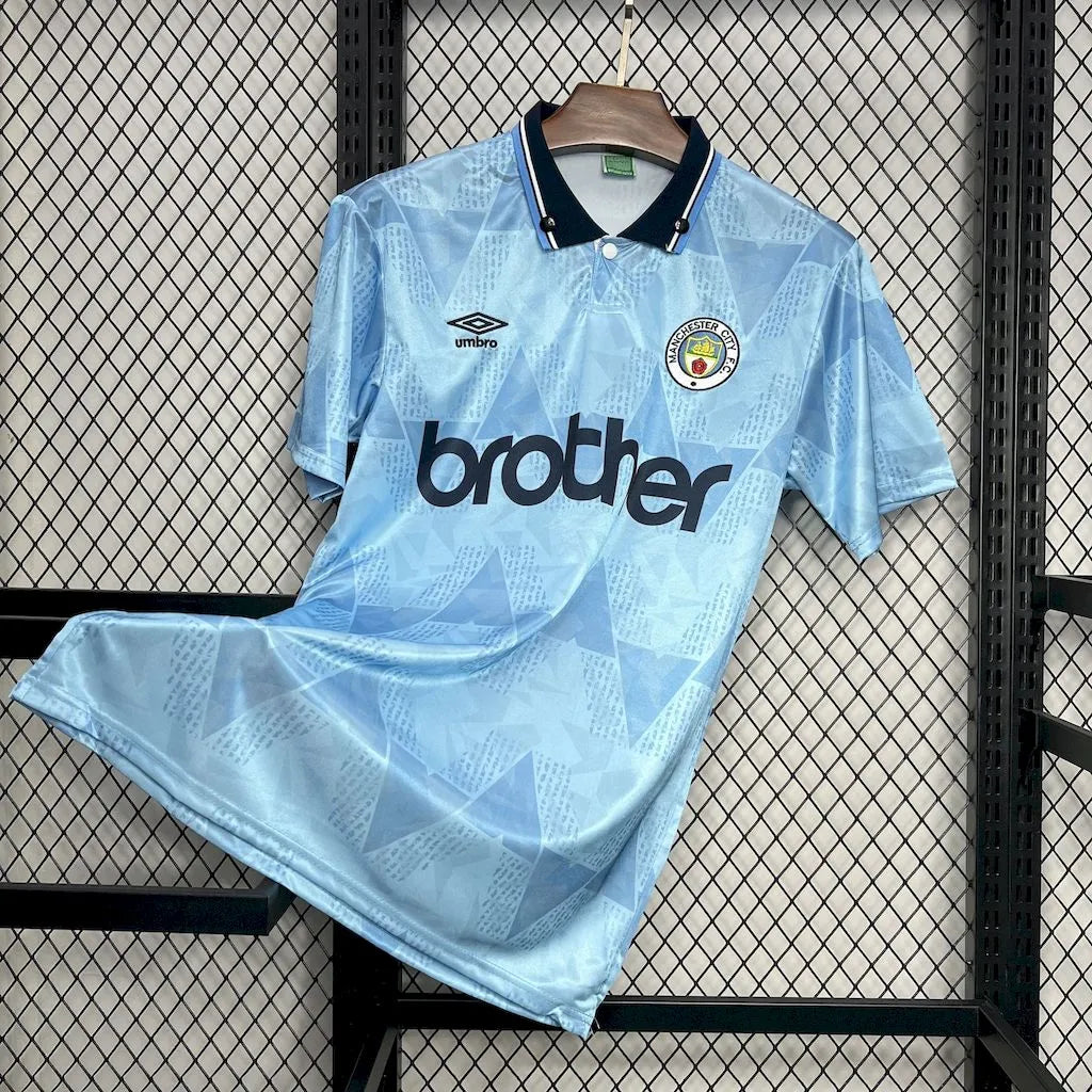 Camisola Retro Manchester City 1989/91 Home | Tradição e Orgulho Citizen