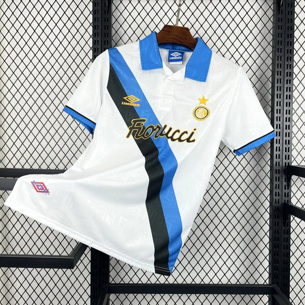 Camisola Retro Inter de Milão 1994/95 Away | Paixão e História Nerazzurri