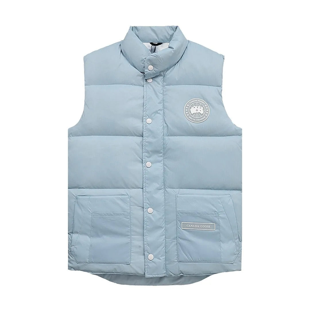 Colete CANADA GOOSE Light Blue MIST: Sofisticação e Calor para Dias Frios