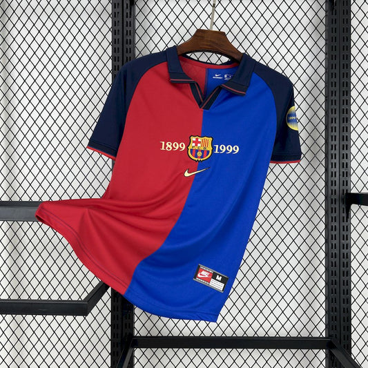 Camisola Retro do FC Barcelona Edição Especial 100º aniversário do clube (1899-1999)