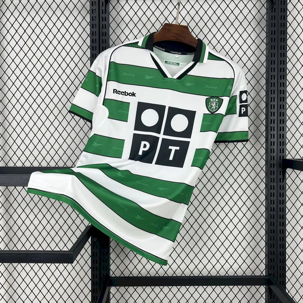 Camisola Retro Sporting CP 2000/01 – Um Clássico Leonino