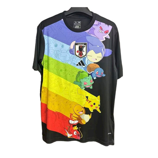 Camisola Preta inspirada na Série Pokémon JAPÃO 2024/25