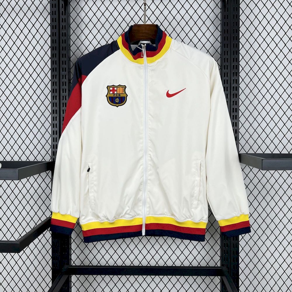 Casaco Retro Barcelona 1994-95 Player Windbreaker