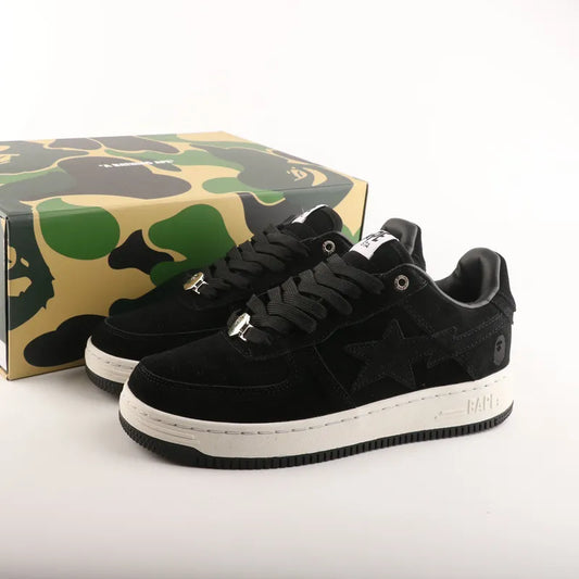 Ténis BAPE STA - Classic Retro Limited Edition: Estilo Atemporal - Preto