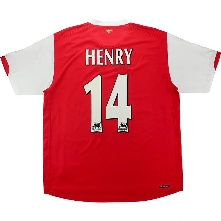 Camisola Retro Arsenal 2006/07 – Modelo Home Thierry Henry