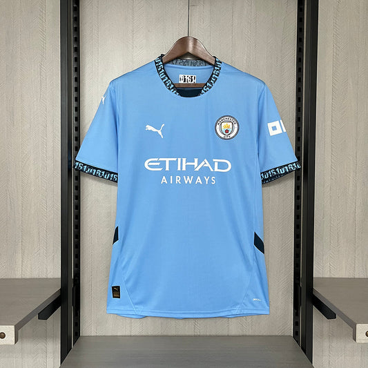 Camisola Manchester City 2024-25 Home VERSAO ADEPTO - C/ Oferta de personalização Nome + Número