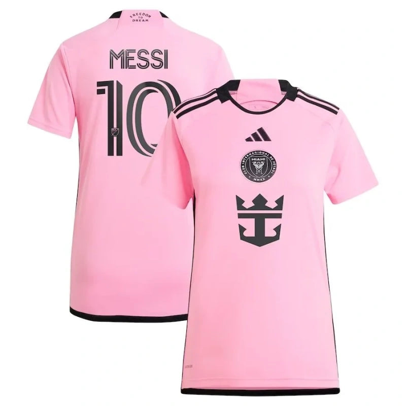 Camisola Feminina Inter Miami 2024 - Home com Messi 10