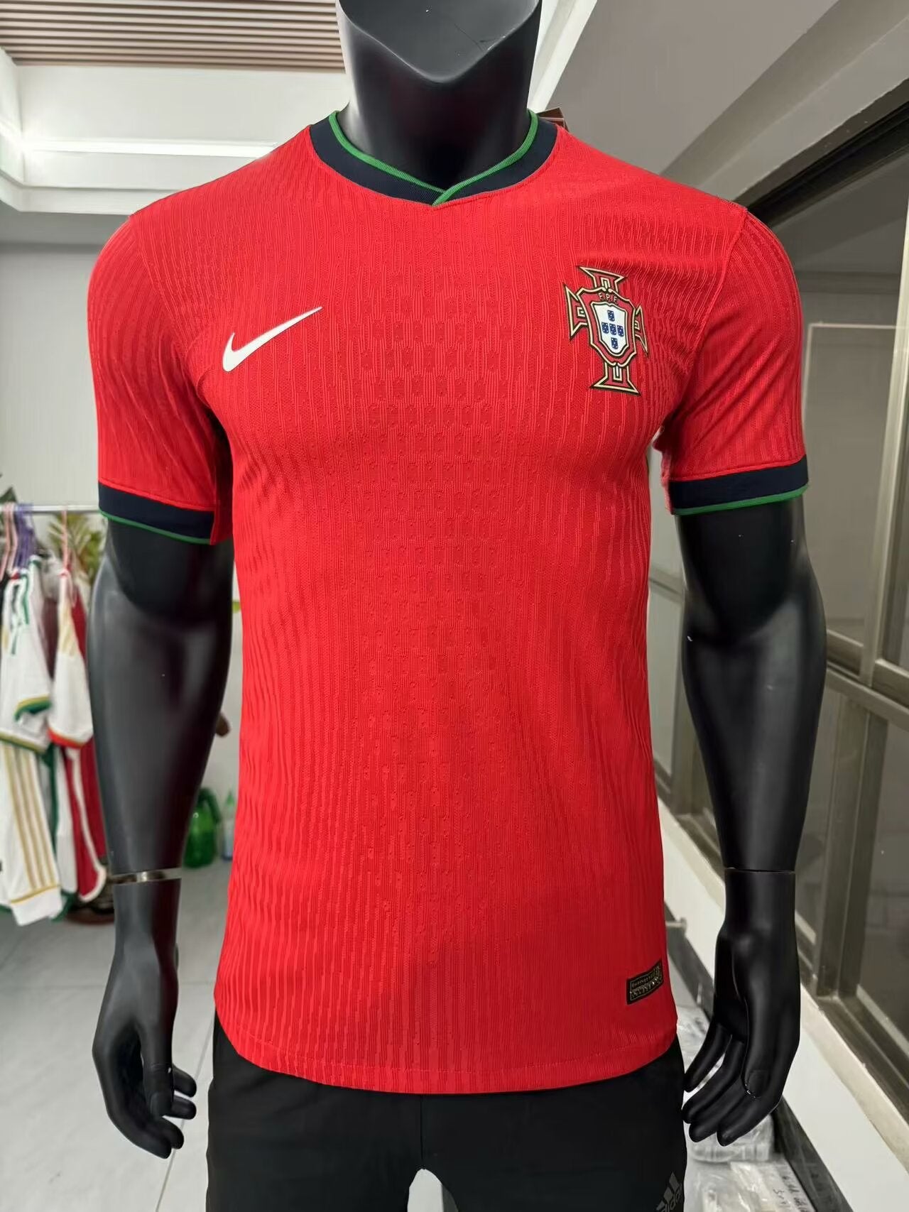 Camisola Portugal EURO 2024 Principal Versão Jogador – Personalização Grátis Nome + Número