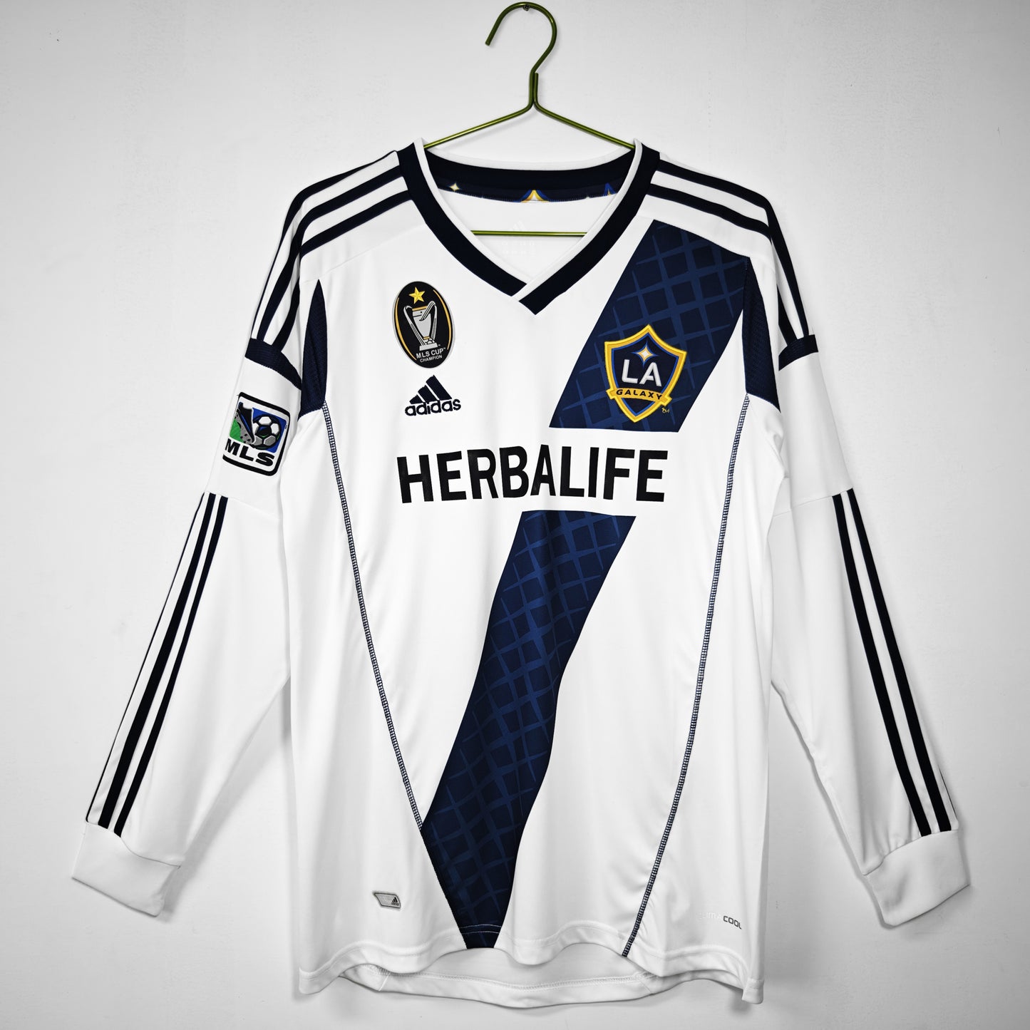 Camisola Retro Manga Longa 2012 Los Angeles Galaxy Home