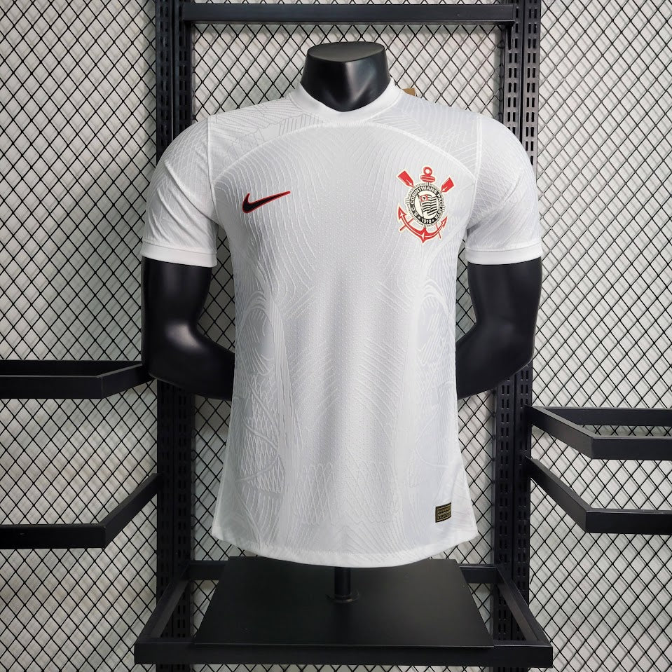 Camisa Corinthians I 2023/24 Masculina (VERSÃO JOGADOR) - Personalização GRATIS