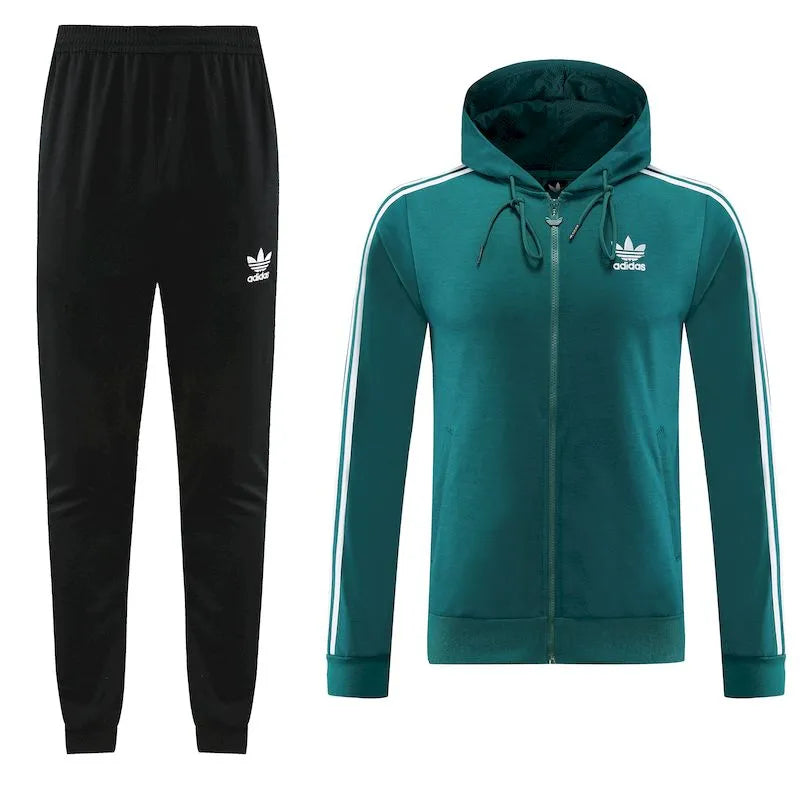 Fato de Treino - Conjunto Adidas Casual Verde – Conforto e Estilo 