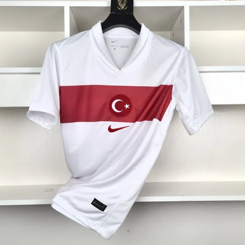 Camisola TURQUIA I EURO 2024 VERSÃO ADEPTO Homem c/ Personalização Grátis