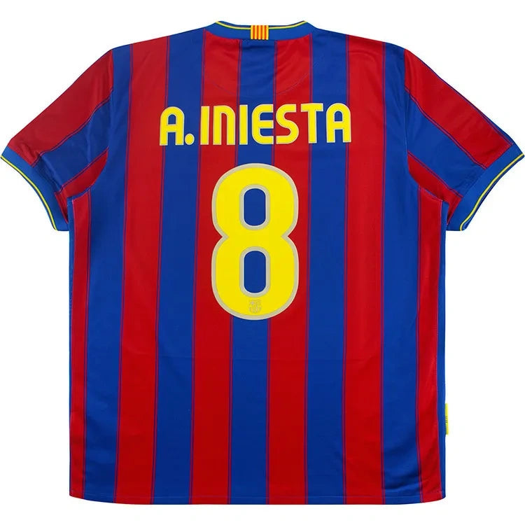 Camisola Retro Barcelona 2009/2010 Andrés Iniesta Home - Tamanhos S ao 2XL