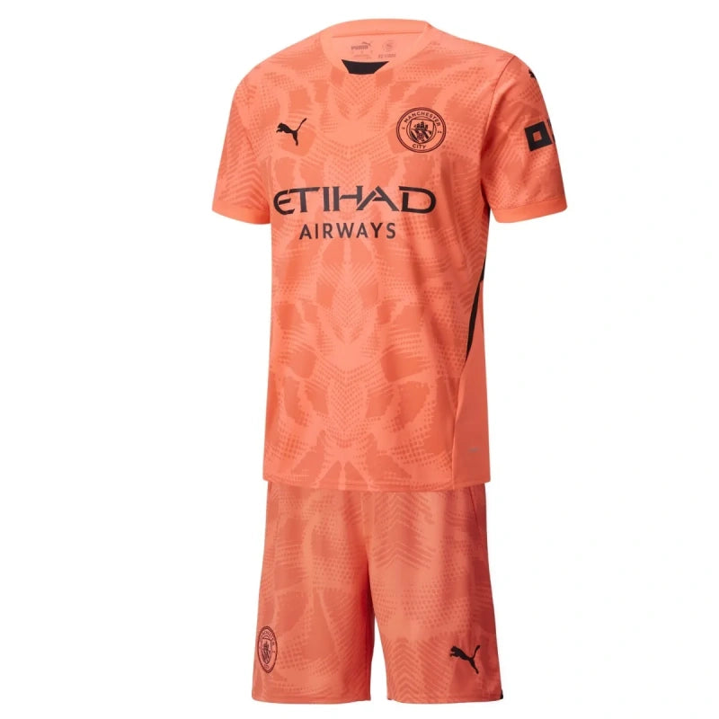 Kit Infantil Guarda Redes Man City 24/25 – Comece a Brilhar na Baliza