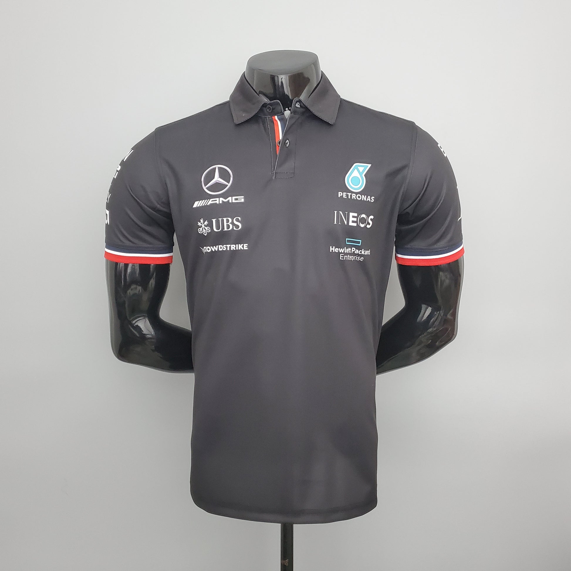 Polo Mercedes F1 - Preto - Tamanhos S a 5XL