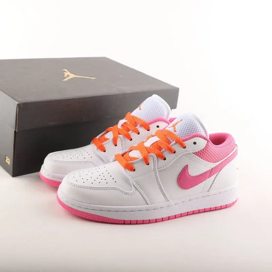 Ténis Femininos AJ 1 Retro Low Rosa (36-40) – Estilo Air Jordan com Elegância Feminina