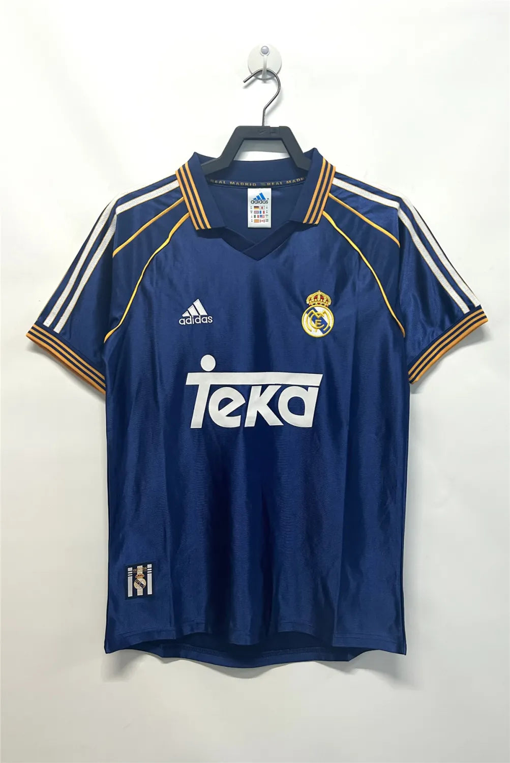 REAL MADRID III 1998/2000 (RETRO) homem c/ Oferta Impressão Nome + Número