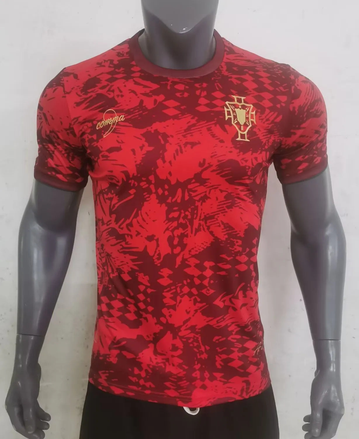 Camisola Portugal Pre-Jogo Vermelha 2024 Masculina