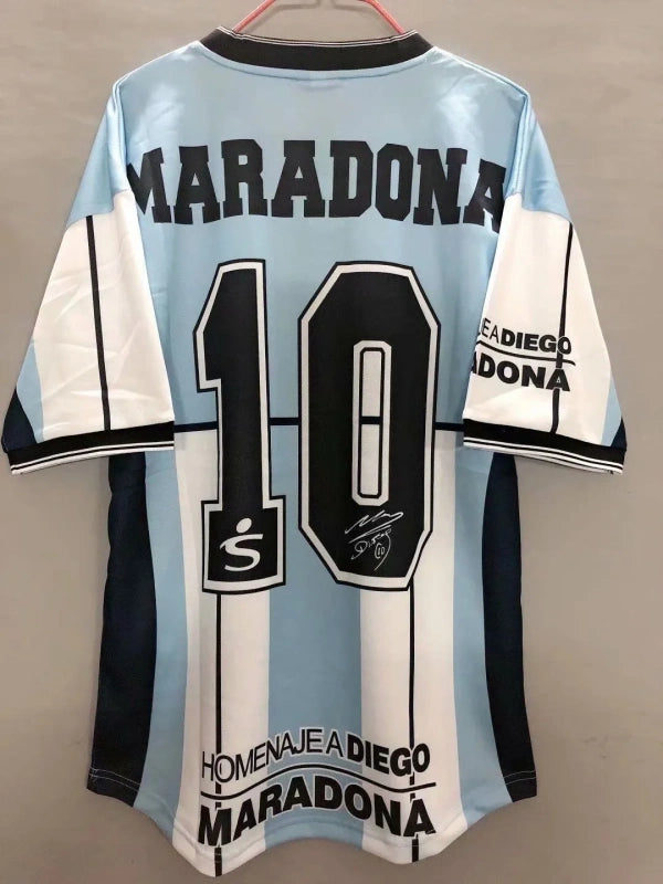 Camisola Retro Argentina 2001 - Homenagem a Diego Maradona 10