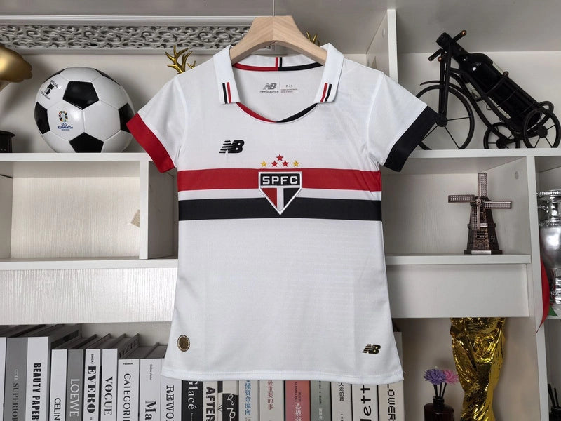 Camisa São Paulo 2024/25 Home Feminina - Tamanhos S ao 2XL