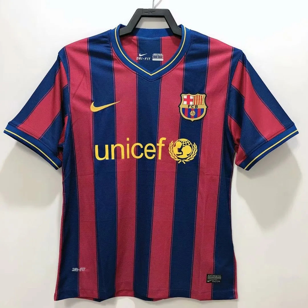 Camisola Barcelona I 2009/10 Retro Masculina - Revive a Era Guardiola com Personalização Grátis!