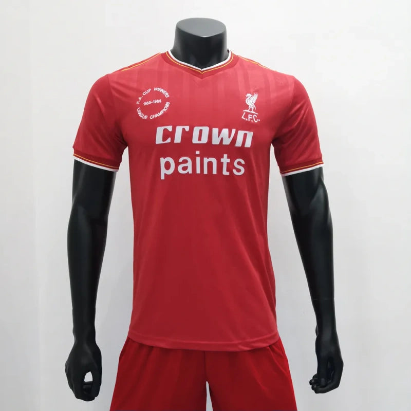 Camisola Retro Liverpool 1985/86 - Modelo Home