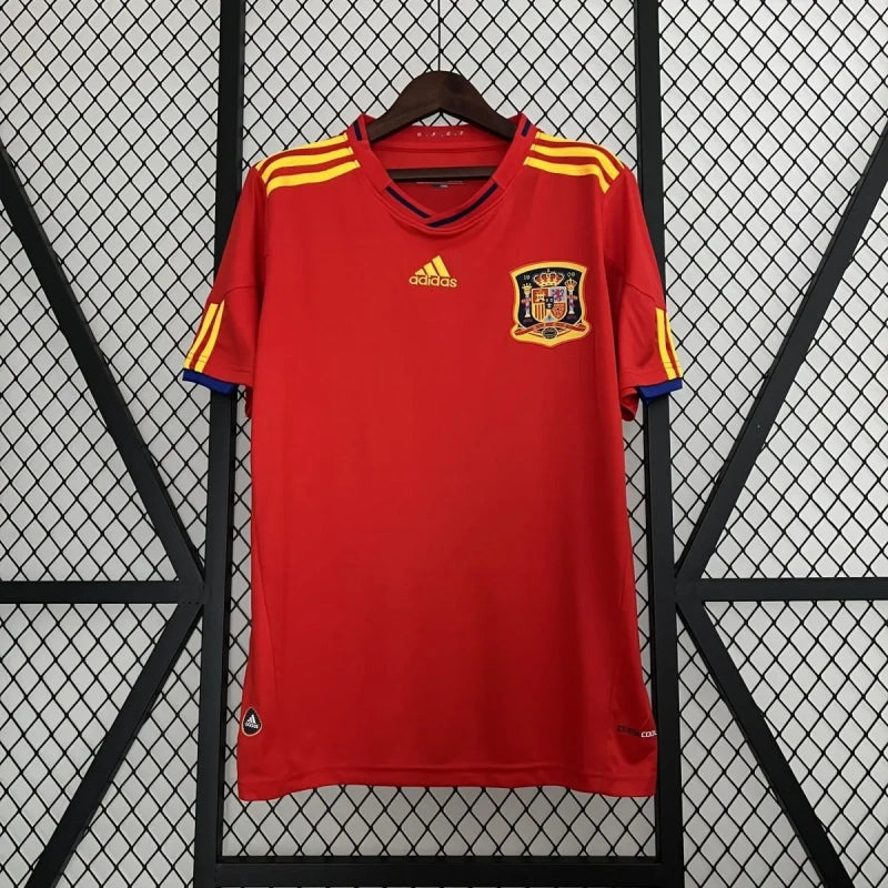 Camisola RETRO ESPANHA home 2010 World Cup VERSÃO ADEPTO Homem c/ OFERTA de Personalização Nome + Número