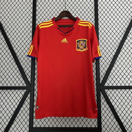 Camisola RETRO ESPANHA home 2010 World Cup VERSÃO ADEPTO Homem c/ OFERTA de Personalização Nome + Número