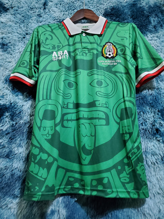 Camisola Retro México 1998 - Campeonato do Mundo 98 - Home - Tamanhos S ao XXL