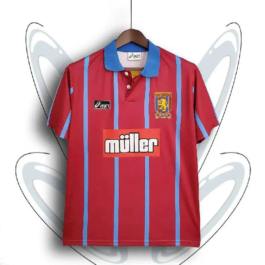 Camisola Retro Aston Villa 1993/95 Home – Tradição e Elegância