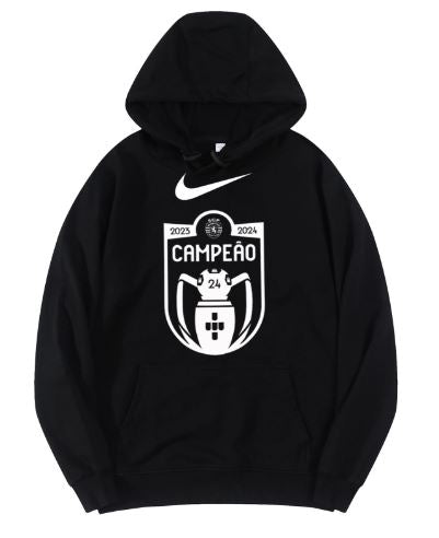 Hoodie Sporting Campeão - Tamanhos S ao 4XL