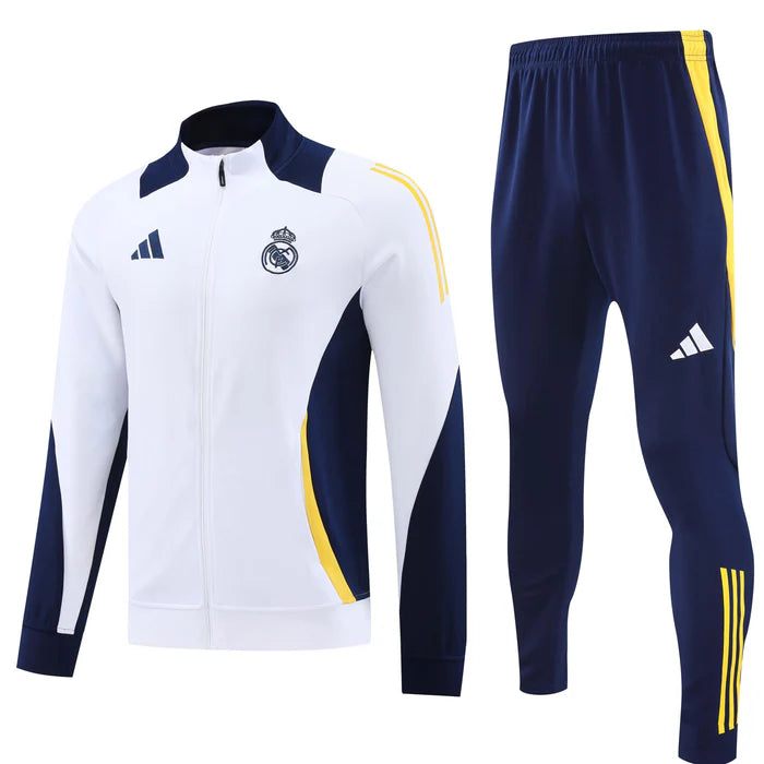 FATO DE TREINO REAL MADRID 24/25 - UNISSEXO - BRANCO - S AO 2XL