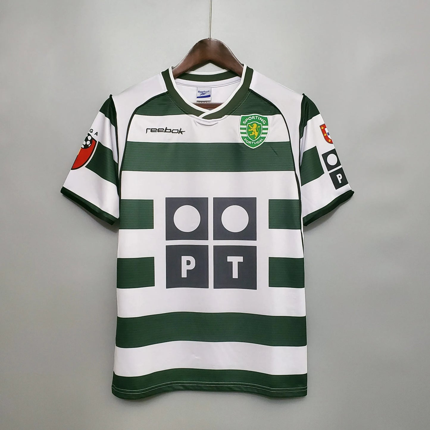 Camisola Retro Sporting CP 2001/03 Principal - Tamanhos S ao 2XL