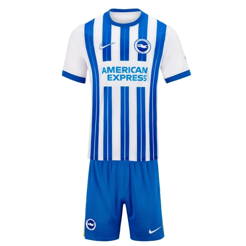 Kit Infantil Brighton & Hove Albion 2024/25 Home - Camisola e Calções