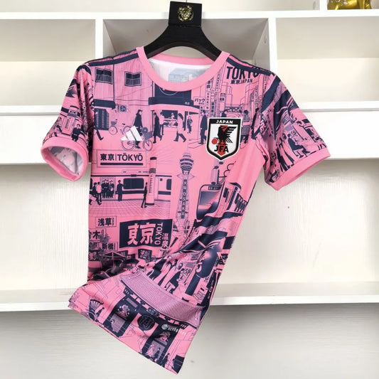 Camisola de Futebol Japão 2024-25 Edição Especial Rosa - Elegância e Paixão em Cada Jogo