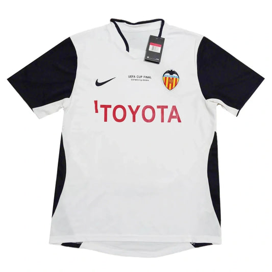 Camisola Retro Valencia 2003/2004 Final da UEFA Cup Home - Tamanhos S ao 2XL